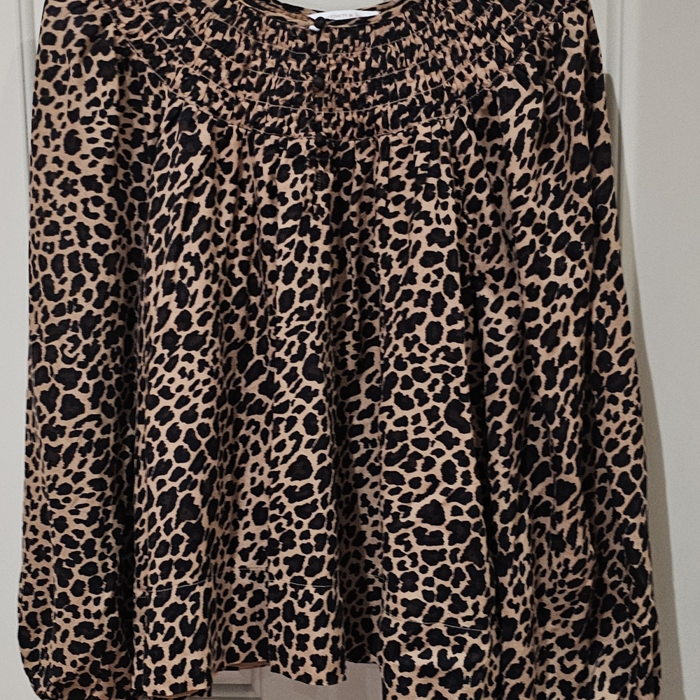 Leopard Print Blouse